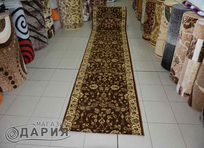 Тъкана персийска пътека Blue stones 2723_brown