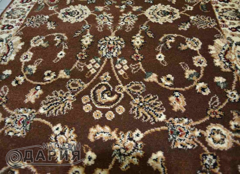 Тъкана персийска пътека Blue stones 2723_brown