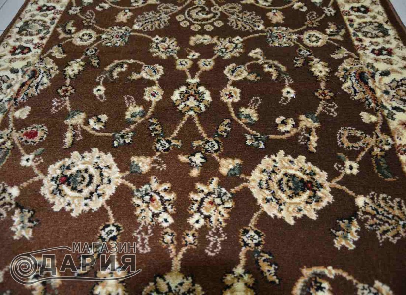 Тъкана персийска пътека Blue stones 2723_brown