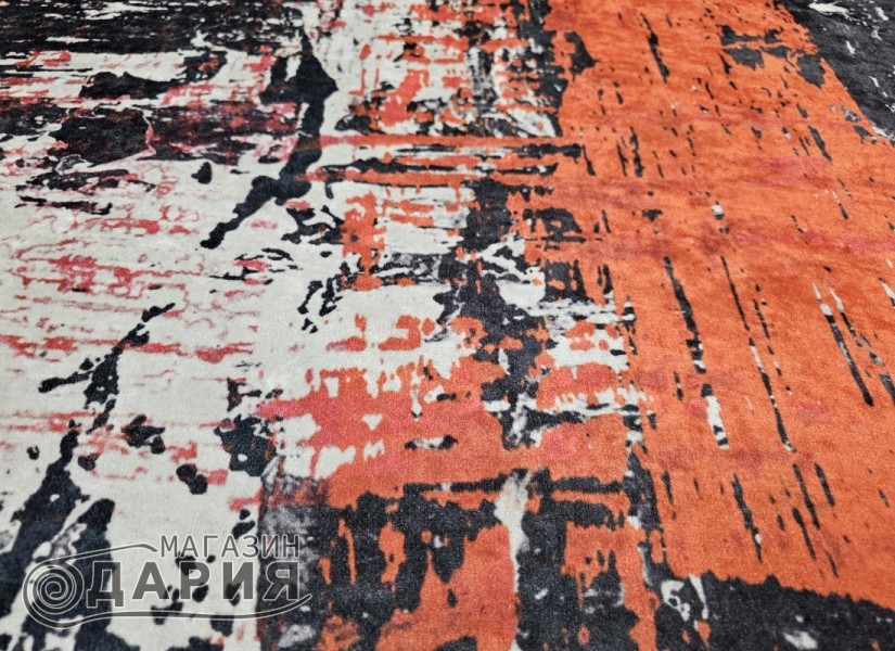 Килим REGAL 7011 grey/orange