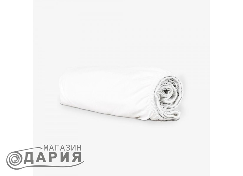 Чаршаф с ластик за матрак Бял, памук ранфорс