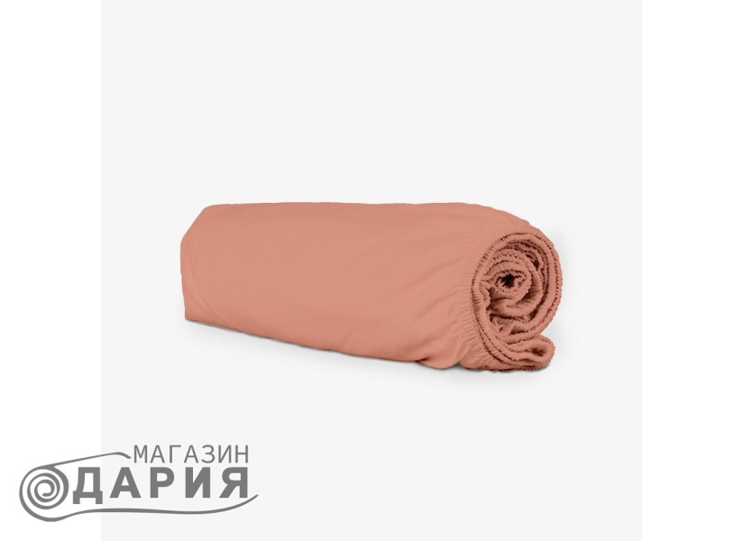 Чаршаф с ластик за матрак Нова Праскова, памук ранфорс